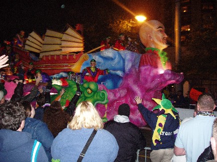 Chinese Pirate float by Brent Amacker & Mirthco, Inc.