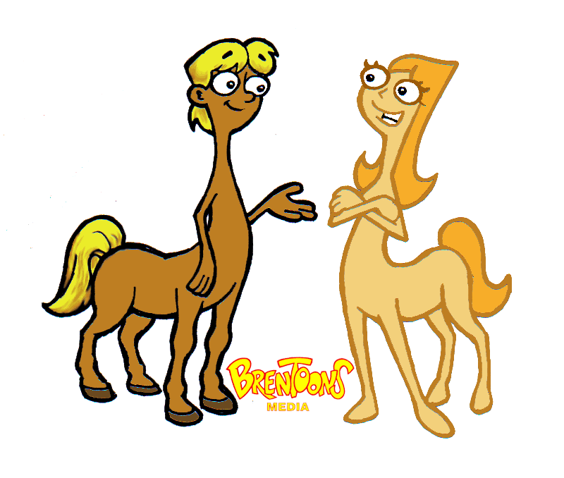 Phineas Ferb And Candace. Jeremy and Candace as Centaurs