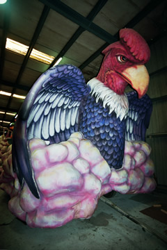 Front of Order of INCA Condor Title float