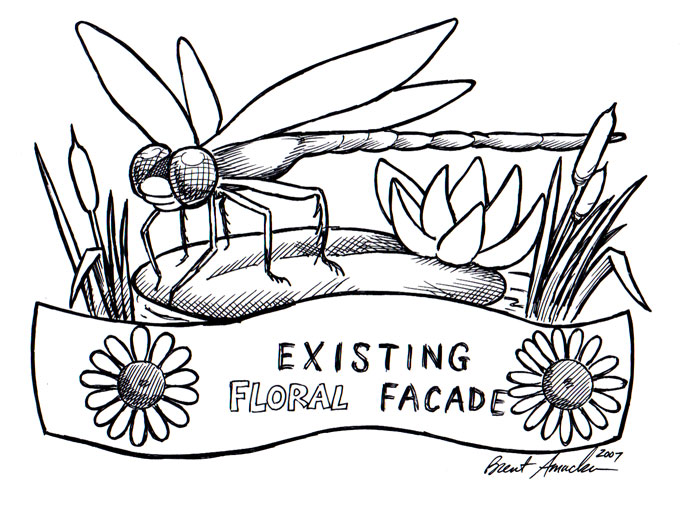Children's Floral Dragonfly float by Brent Amacker