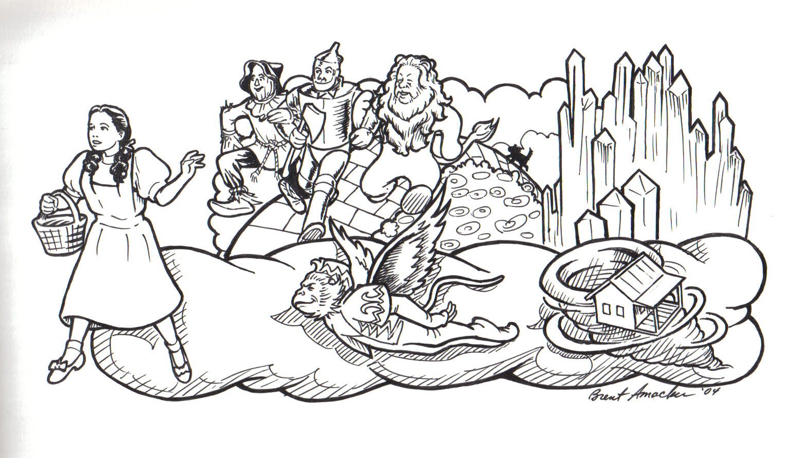 Wizard of Oz Float by Brent Amacker for Mirthco, Inc.