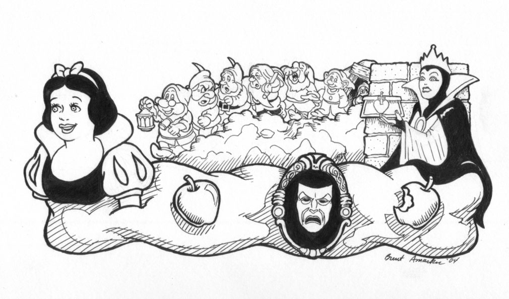 Snow White Float designed by Brent Amacker